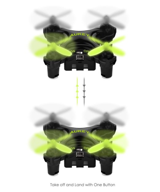 AUKEY Mini Quadcopter Test Spielzeug Drohne
