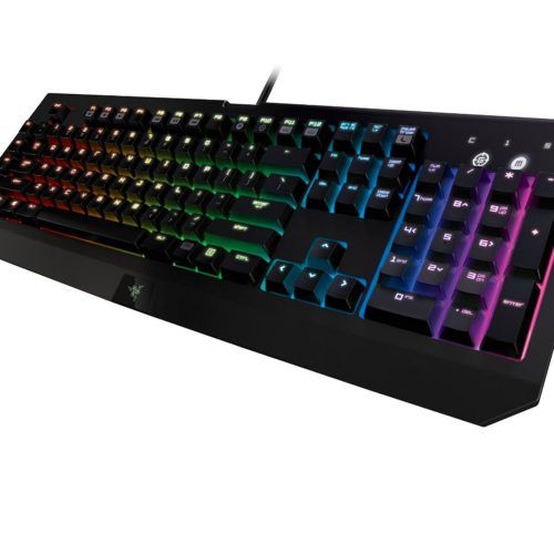 Razer BlackWidow Chroma schräg Gaming Keyboard