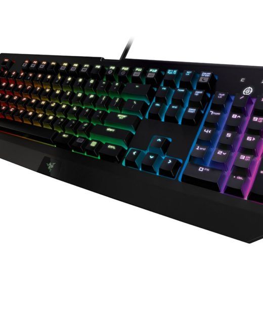 Razer BlackWidow Chroma schräg Gaming Keyboard