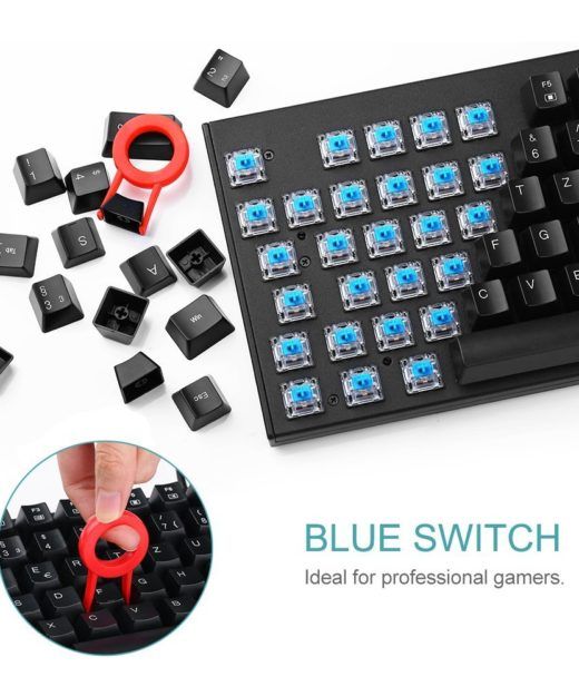 VicTsing Test mechanische Gaming Tastatur
