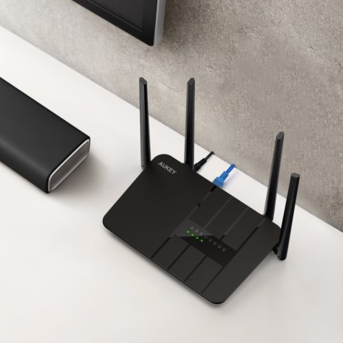 AUKEY WLAN Router AC1200 Dual-Band Test kabelloser Wireless-Router