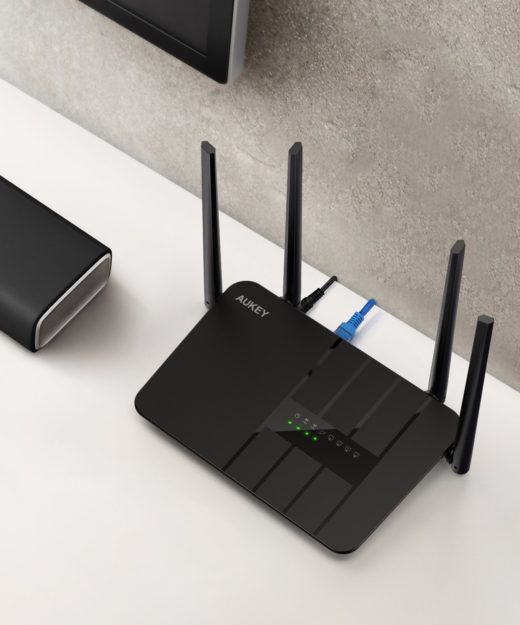 AUKEY WLAN Router AC1200 Dual-Band Test kabelloser Wireless-Router