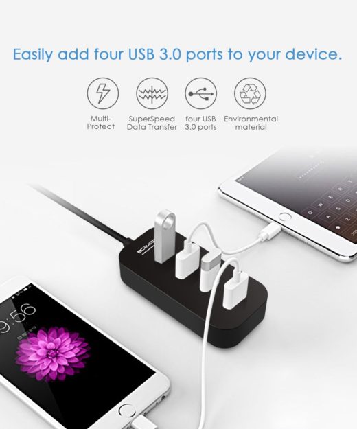 BC Master 4-Port USB 3.0 Splitter Test USB-Verteiler