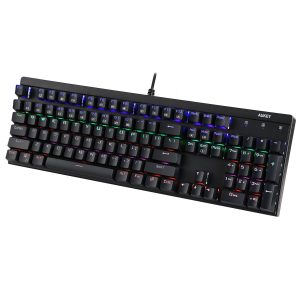 Aukey mechanische Tastatur Test Keyboard