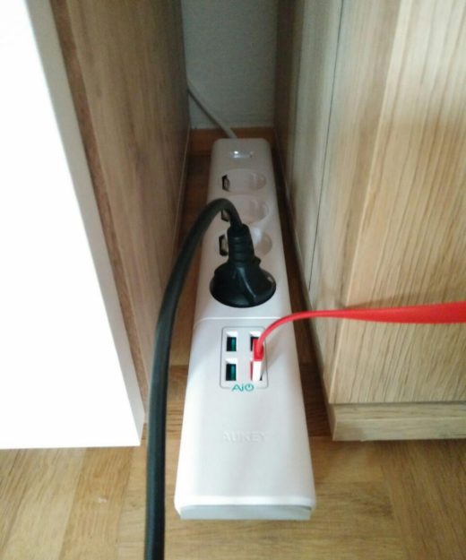 Aukey USB-Steckdosenleisten Test Ladestation