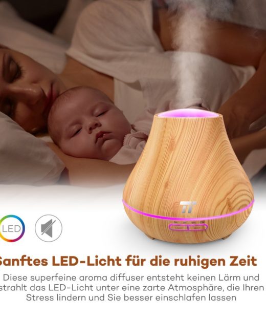 TaoTronics Aroma Diffuser 400ml Vergleich Raumklima