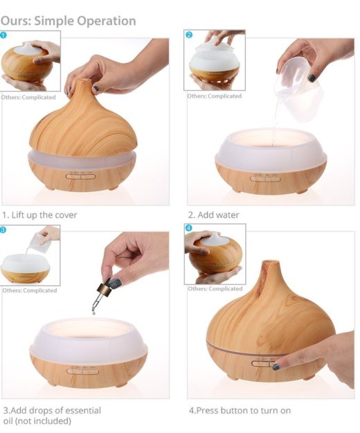 VicTsing Ultraschall Aroma-Diffuser Test Ultraschallbefeuchter