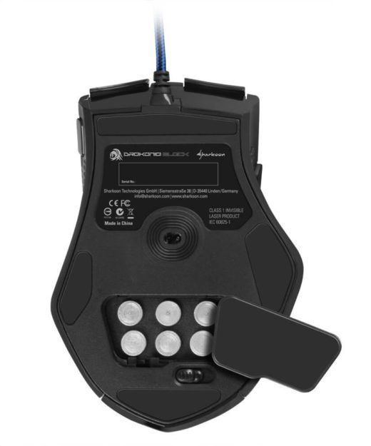 Sharkoon Drakonia Black Gaming Laser Maus 8200 dpi