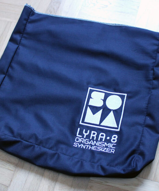 Auch diese praktische Lyra-8 Hülle ist im Lieferumfang.