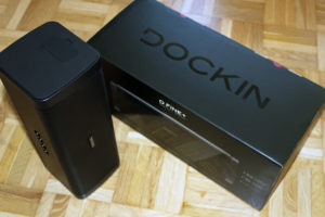 Der Dockin D Fine+ Bluetooth-Lautsprecher samt seiner edlen Verpackung.