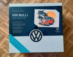 Die VW Bulli Collector's Edition in voller Pracht.