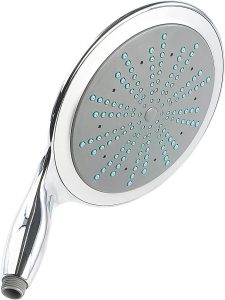 So clean und simpel sieht der newgen medicals XXL Duschkopf (für alle, die eine Regendusche kaufen möchten) aus