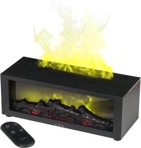 Der Carlo Milano Diffuser mit Licht unterstützt mehrere Farben.