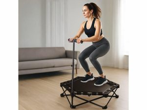 So kommt das klappbare Fitness Trampolin zum Einsatz.