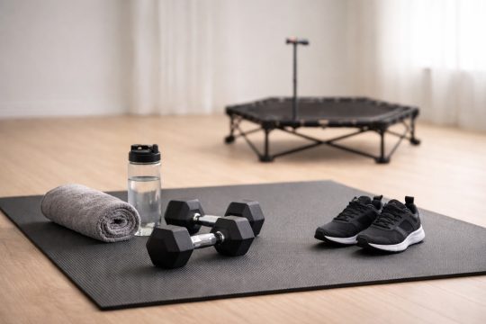 Speeron Fitness Trampolin Zuhause Minitrampolin