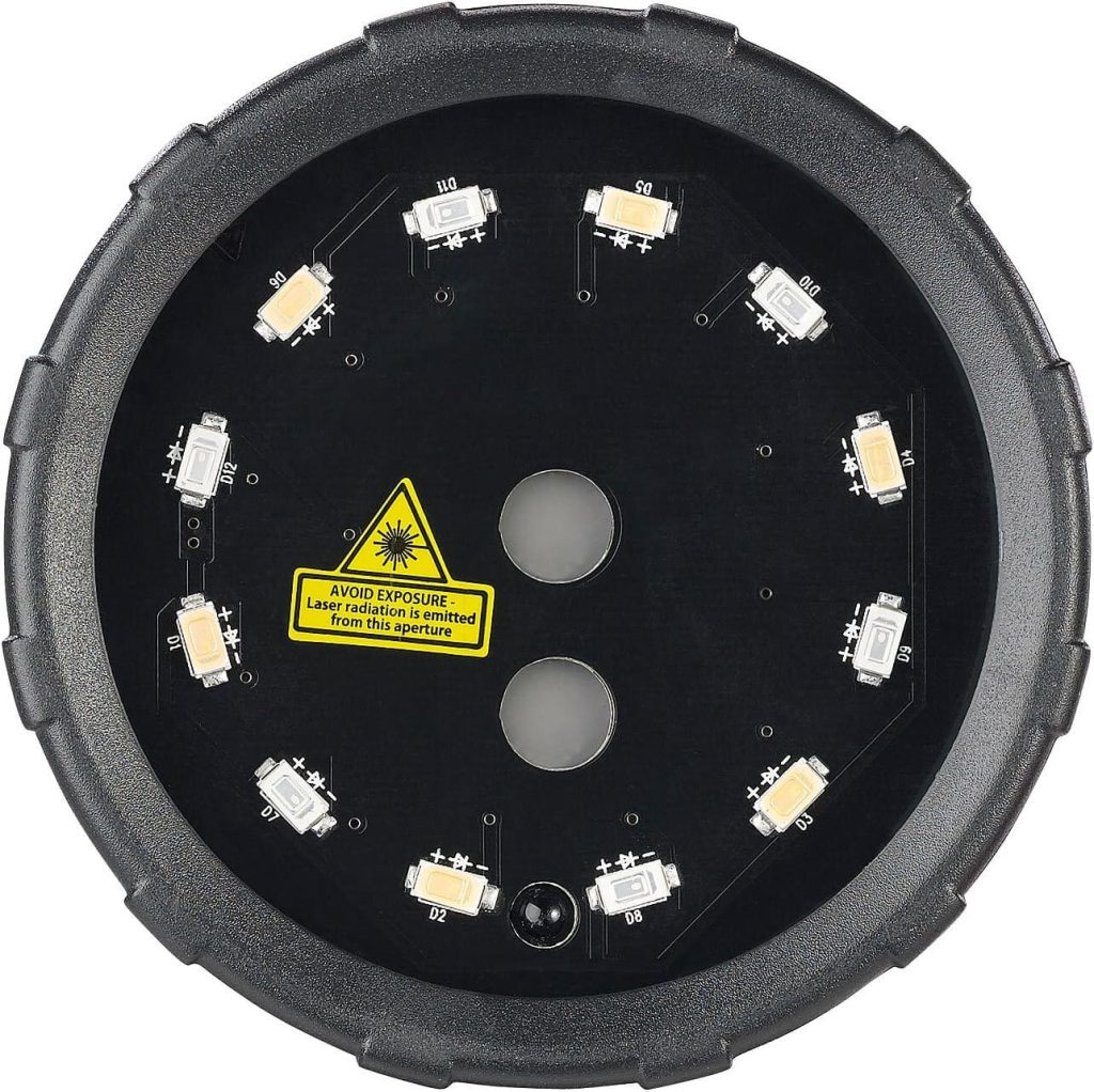 Hell leuchtende LEDs für die Wandbeleuchtung.