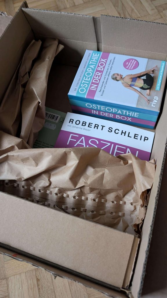 Die Bücher der Münchner Verlagsgruppe werden gut verpackt geliefert.