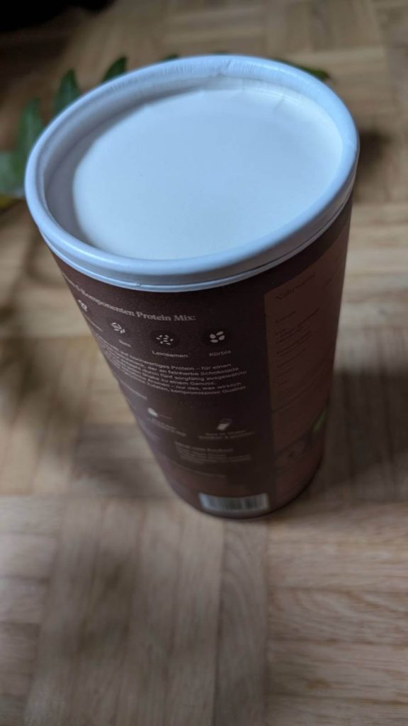 Das vegane Protein wird klar und verständlich beschrieben.