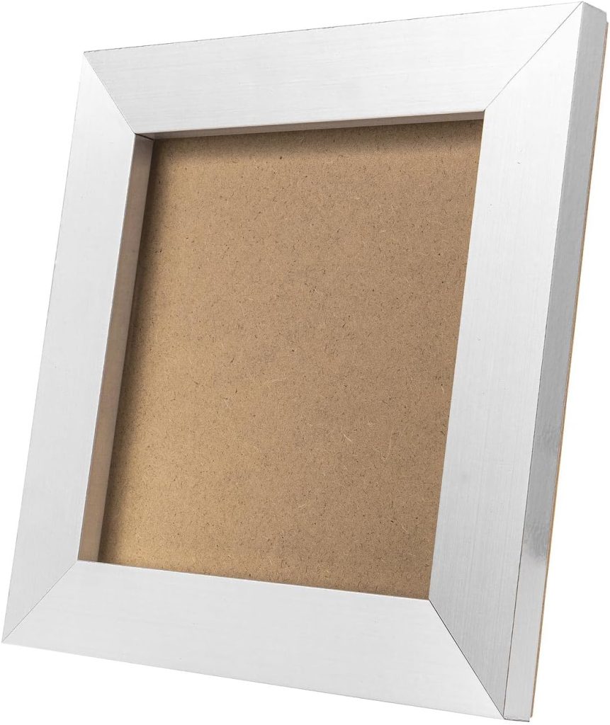 Der mitgelieferte Holzrahmen zum 3D Gipsabdruck Set ist simpel und schön.