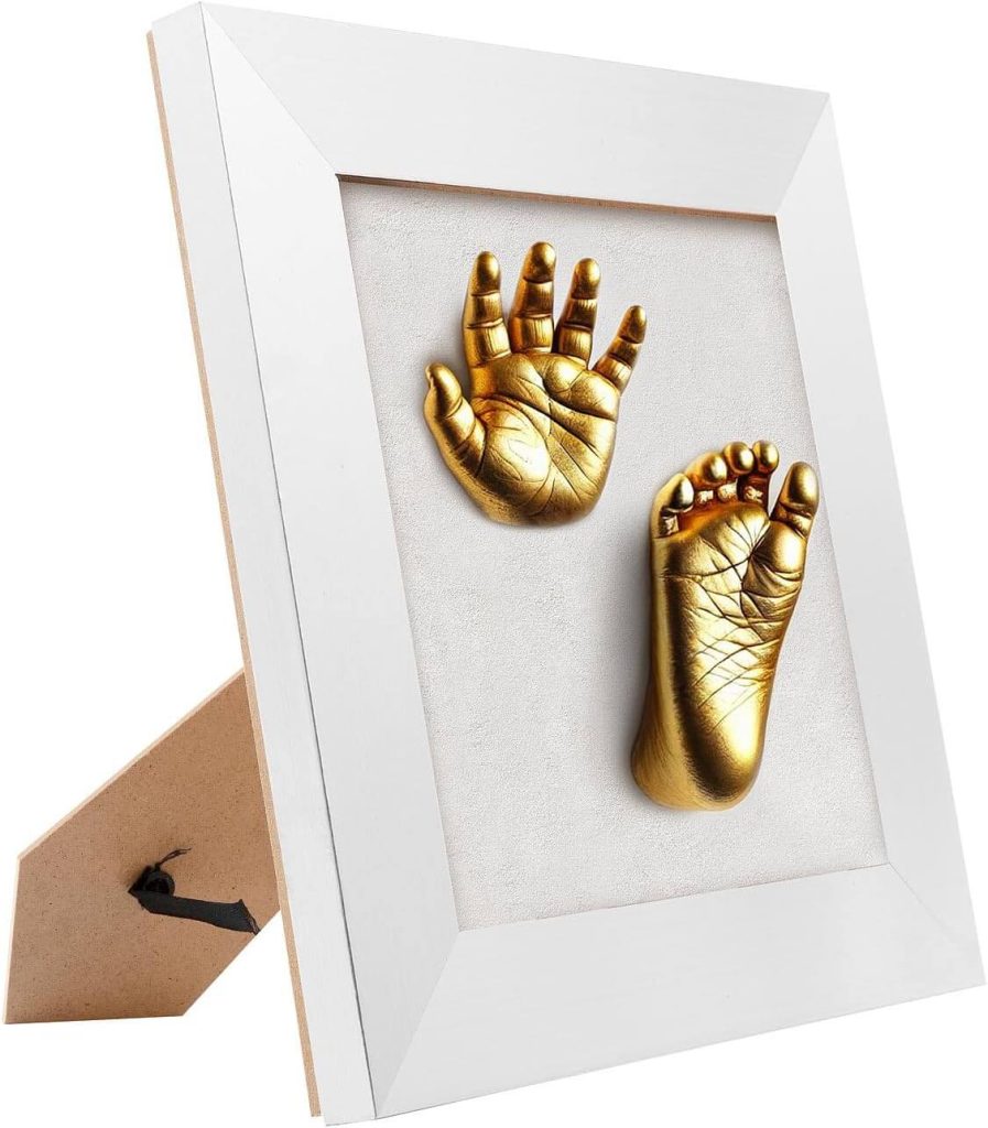 Das 3D Abformset hat auch einen Ständer zum Aufstellen verbaut.