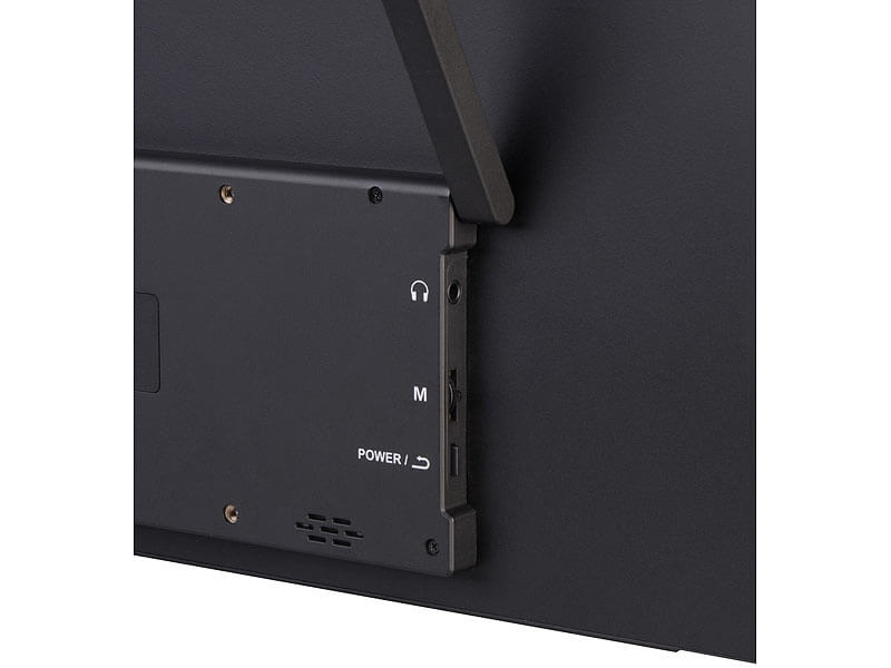 Bei näherer Betrachtung tauchen Kopfhöreranschluss und Funktionsregler auf.