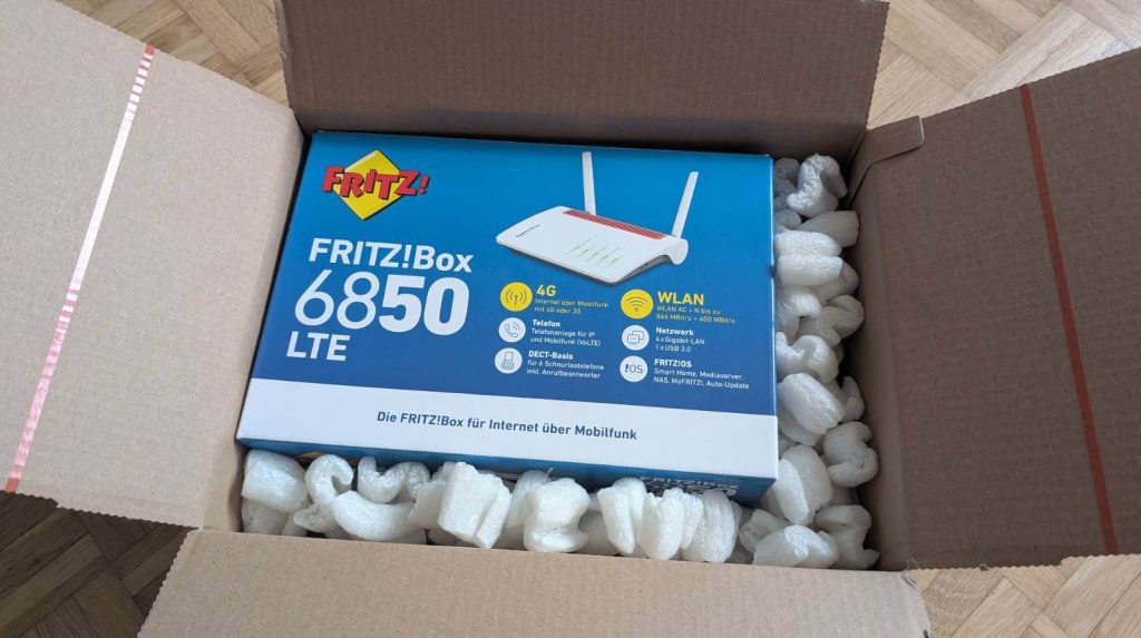 Sicher geliefert und sofort ausgepackt.