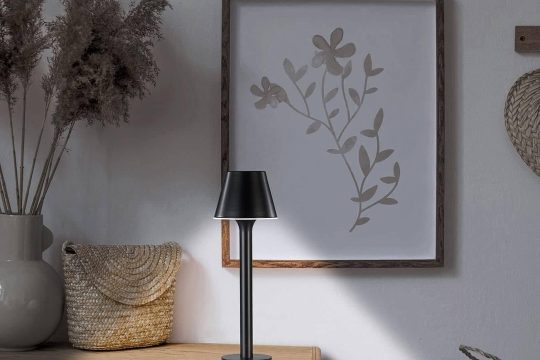 Lunartec Tischlampe akkubetrieben smarte Outdoorlampe