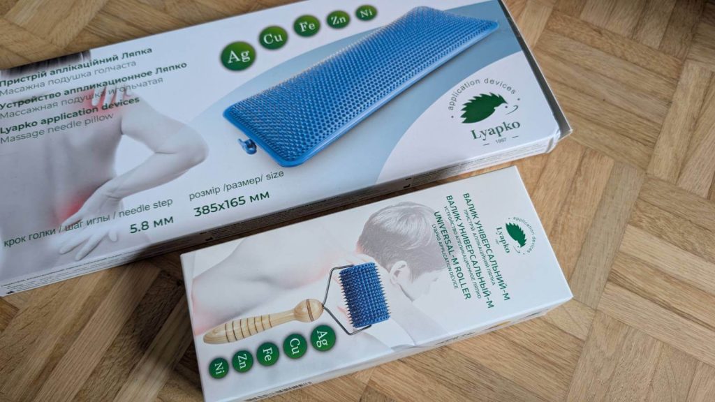 Die beiden Produkte kommen gut verpackt und ukrainisch sowie englisch beschrieben an.