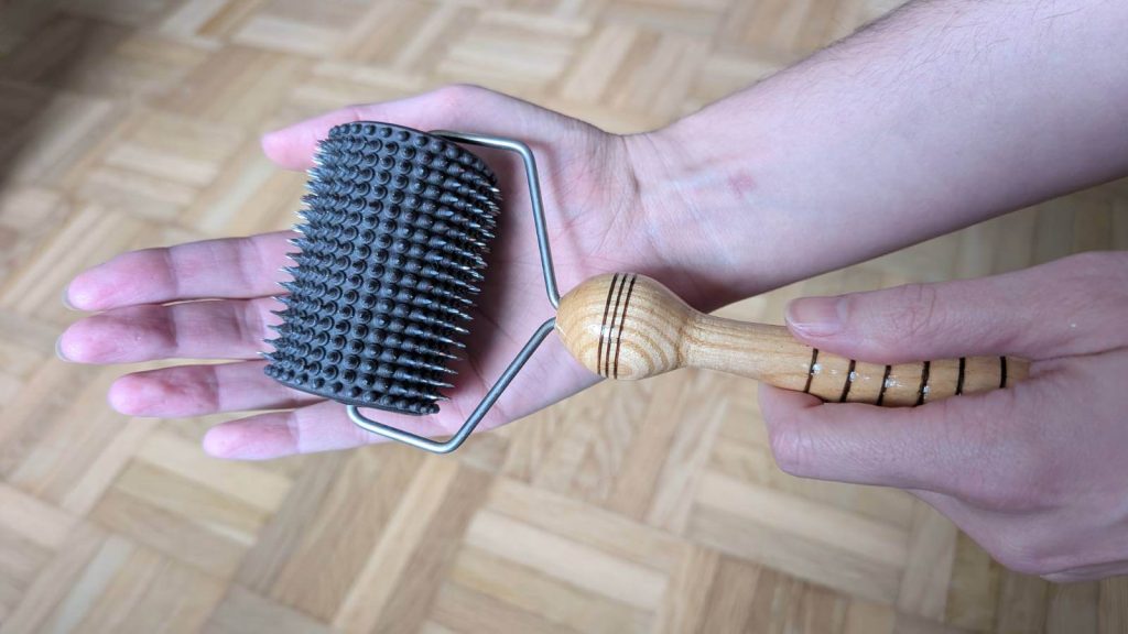 Besonders die Nadelrolle kann gezielt eingesetzt werden.