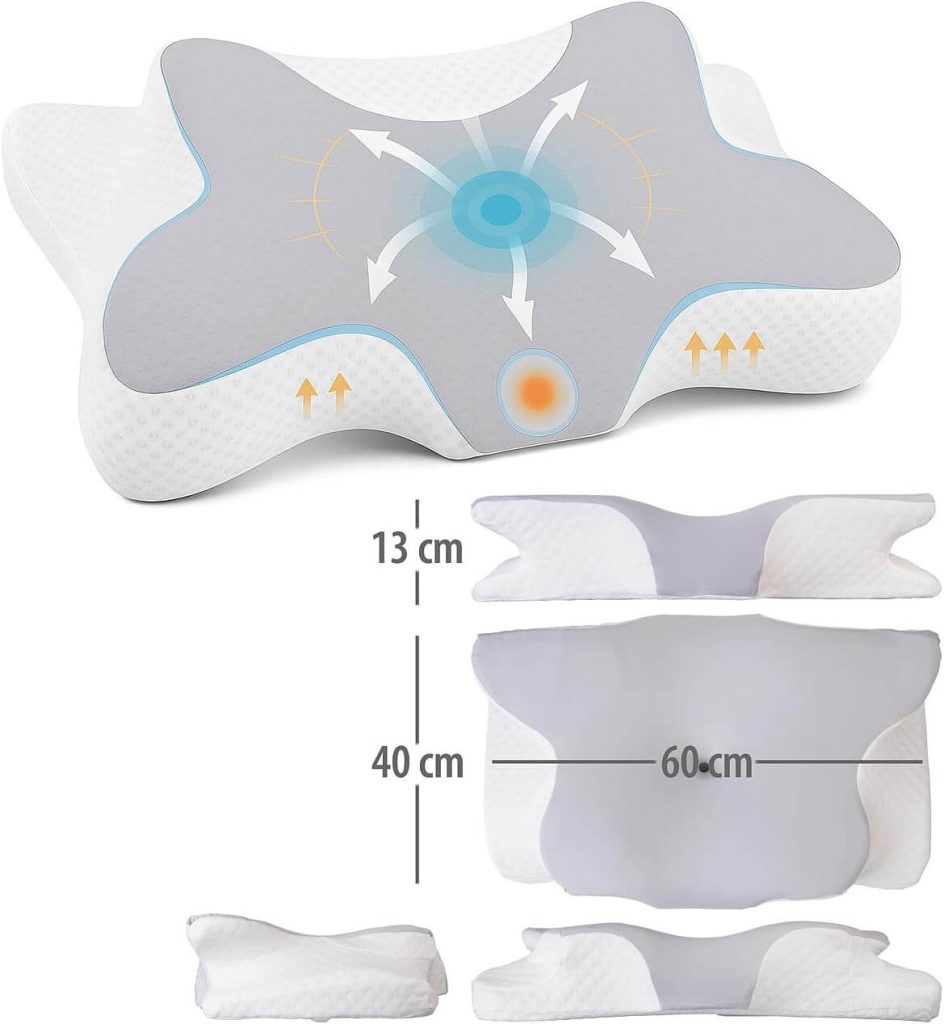 Kompakt und trotzdem hochwertig: Ein Memory Foam Kissen muss nicht riesig sein.