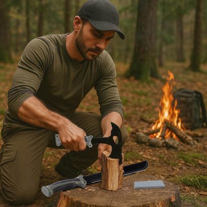 Semptec Urban Survival Technology Outdoor Survival Beil-Set Messer Machete