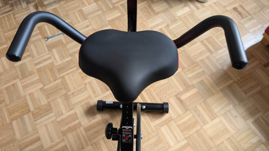 Bestens gepolstert für guten Sitz, auch bei langem Training.