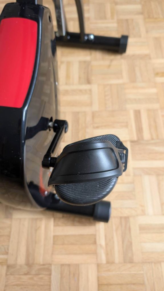 Die Pedale laufen ruhig und gleichmäßig.