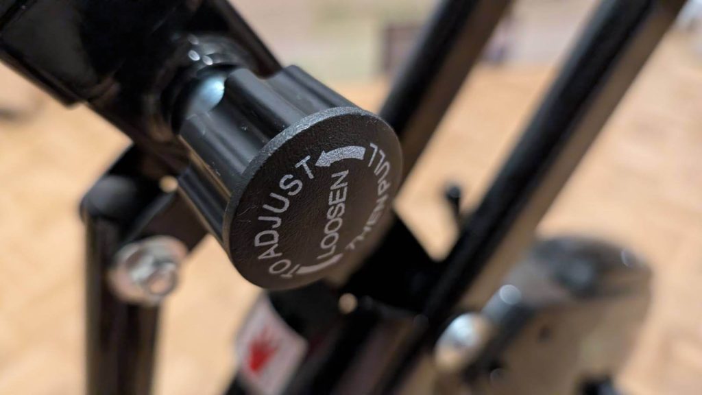 Hier noch gut festschrauben...