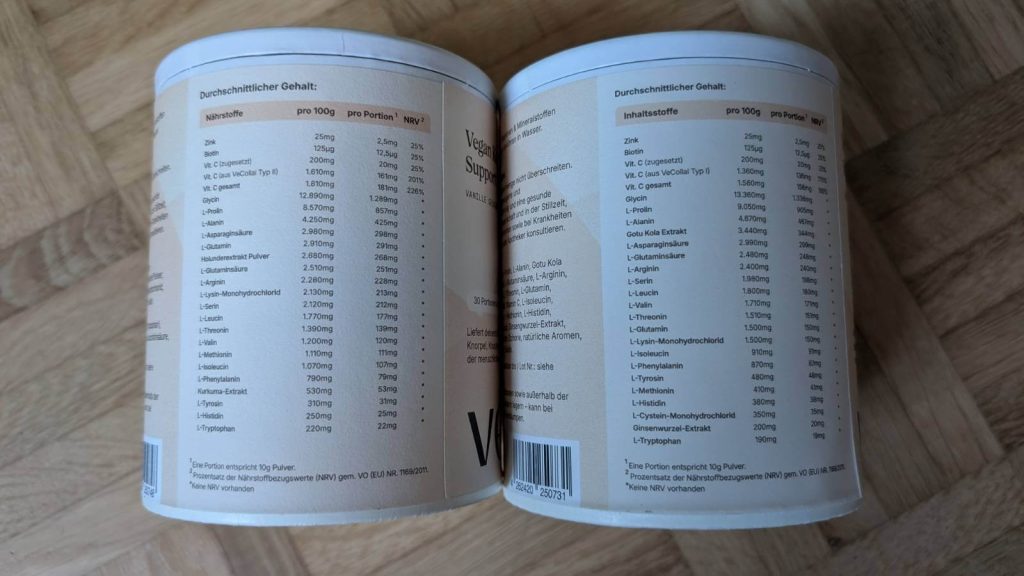 Inhaltsstoffe klar beschrieben und auf Dauer wirksam.