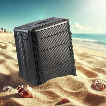 Xcase Hartschalenkoffer Faltbarer Koffer TSA-Schloss