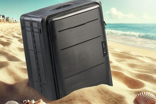 Xcase Hartschalenkoffer Faltbarer Koffer TSA-Schloss