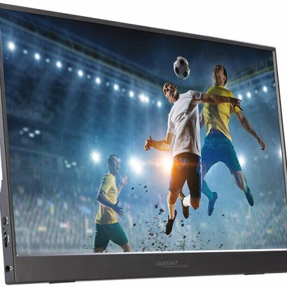 Hohe Auflösung und als wirklich dünner mobile Screen im Einsatz.