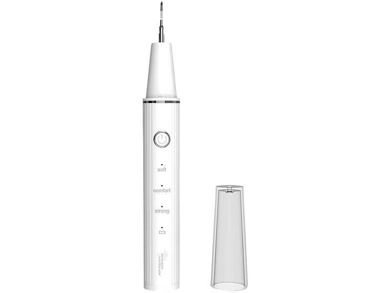 Simpel in der Optik, effizient im Einsatz. Das leistet der newgen medicals Zahnsteinentferner.