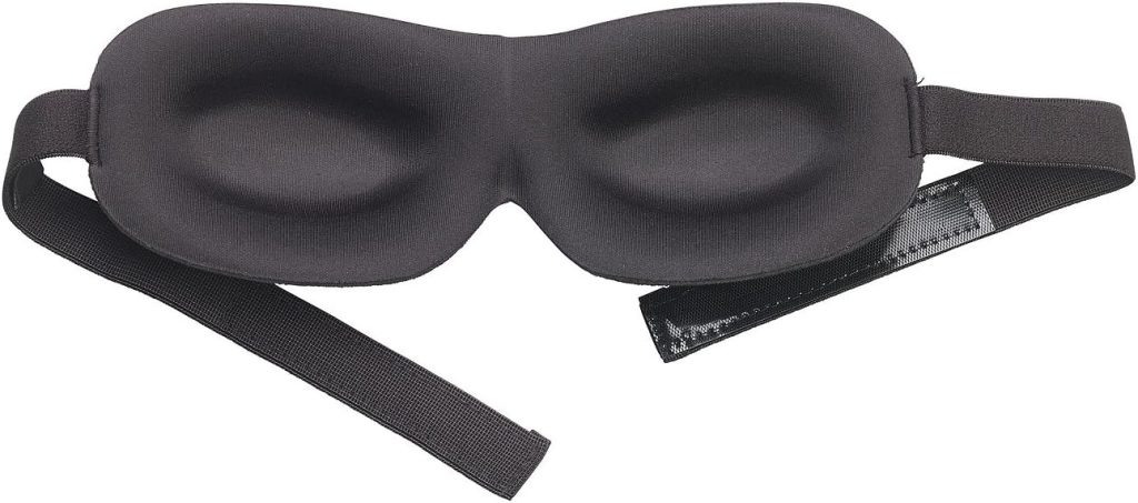 Angenehm zu tragen für die Augen und mit gutem Sitz dank dem Klett-Band.
