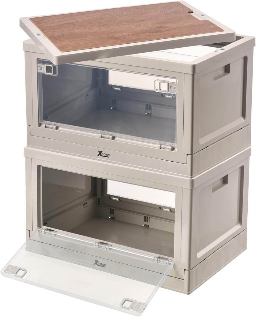 Stapelbar und gut organisierbar: Die Xcase Aufbewahrungsboxen für Camping und Outdoor-Erlebnisse.