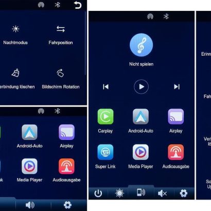 Lescars Navigation Android Auto Apple Car Display