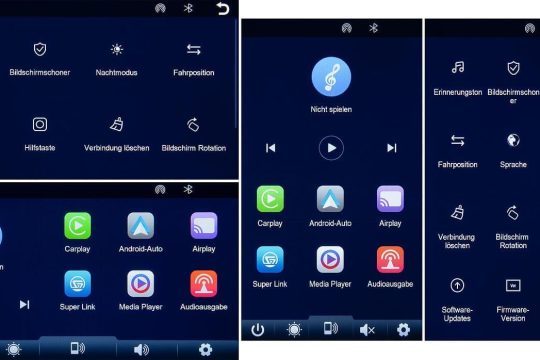 Lescars Navigation Android Auto Apple Car Display