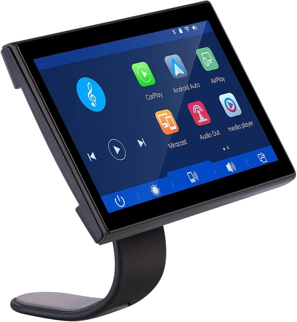 Groß und übersichtlich präsentiert sich das Lescars Auto-Display.