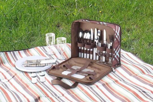 Xcase Picknicktasche Picknickset Geschirr