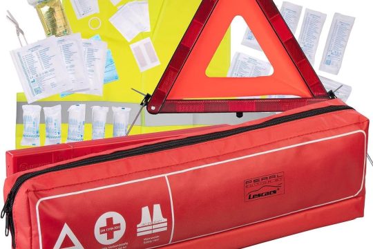 Lescars Verbandskasten Verbandkasten, Warndreieck & Warnweste